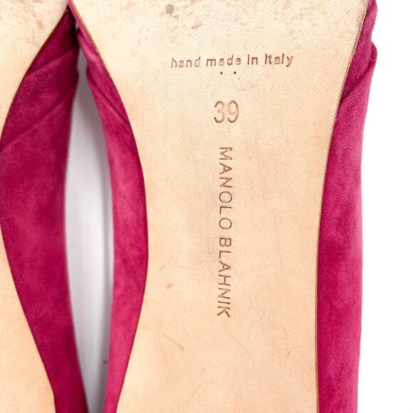 Manolo Blahnik Pink Heels - Picture 9 of 10